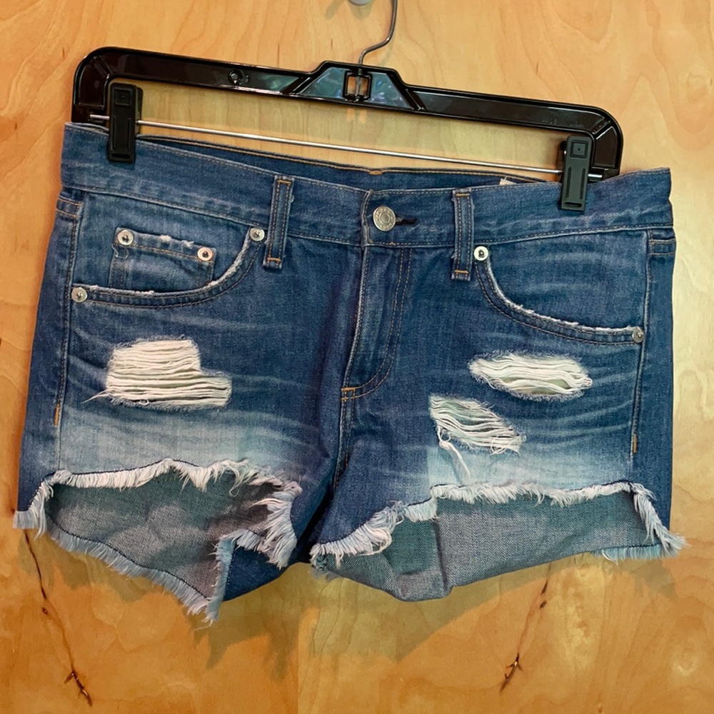 Rag & Bone denim The Cut Off Denim Shorts
